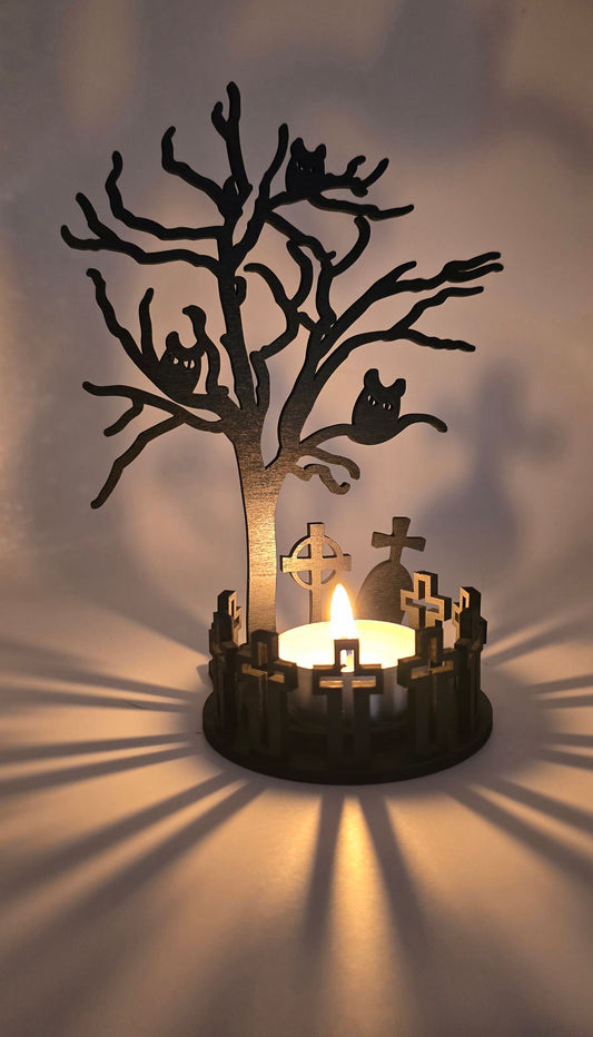 Cemetery Candle Holder